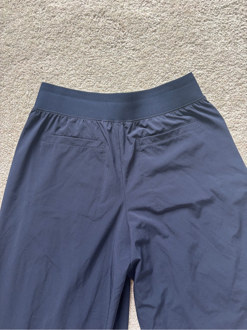 Athleta Brooklyn Heights High Rise Pleated Wide Leg Pant Navy Size 0 - Picture 11 of 11
